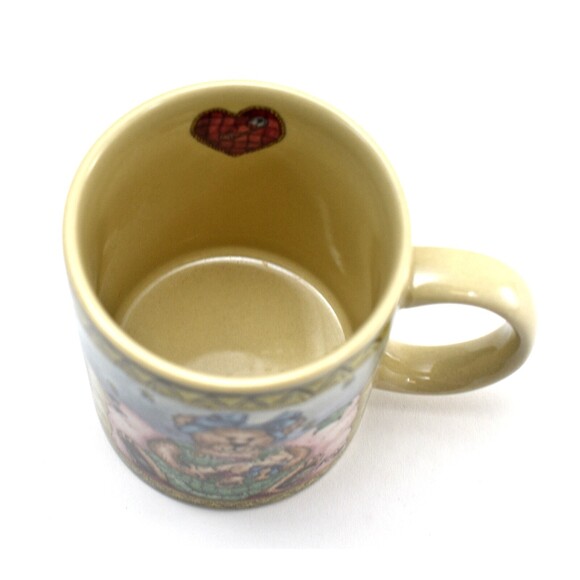 Boyds Bears Baby Mug..So Fresh From God Love Us Dickens Quote 1999 Pottery Works - Picture 6 of 6